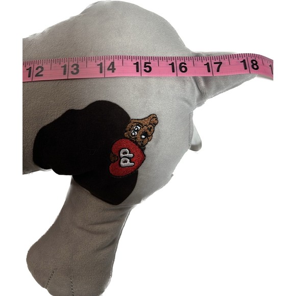 Hasbro 2019 Pound Puppy Stuffed Animal plush toy dog gray 18' - Picture 7 of 11